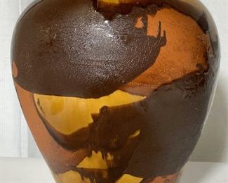 ROYAL HAEGER Abstract Mosaic Earthenware Vase