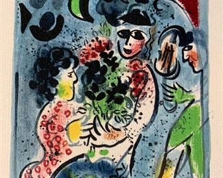 MARC CHAGALL Signed Artist Proof Lithograph