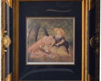 Botero Offset Lithograph