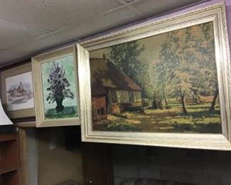 Many art pieces not pictured