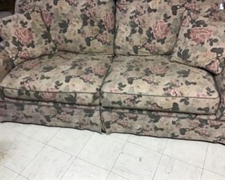 Another floral sleeper sofa