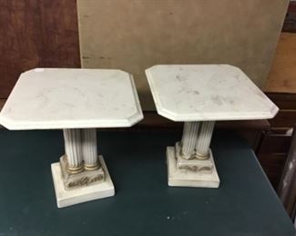 Small Marble side tables