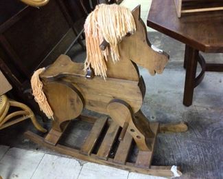 Wooden Rocking Horse