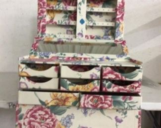 Fabric jewelry Box