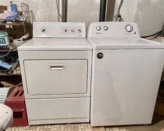Gas dryer and washer, sold separately. Both power up. Pre selling, accepting offers