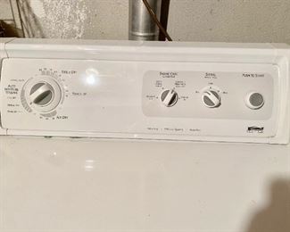 Kenmore gas dryer, heats up