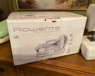 New Rowenta steamer. Dining room