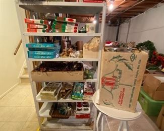 Some vintage Christmas lights etc