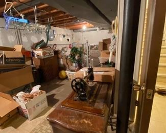 Florals, greens are a dig, bulk pricing. Basement is full of floral items and baskets. It is a bit dusty, bring gloves if you'd like. We will have hand wipes available plus you're welcome to wash your hands at kitchen sink