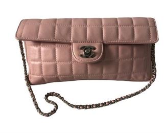 Chanel Pink Caviar quilted leather handbag