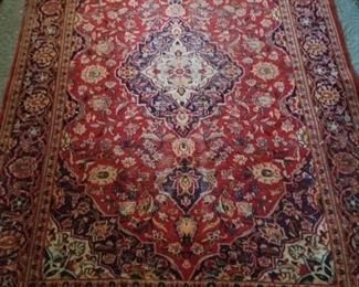 https://ctbids.com/#!/description/share/697651 Beautiful Oriental style area rug in shades of red and blue. 60"W x 93" L. Smoke free home.

