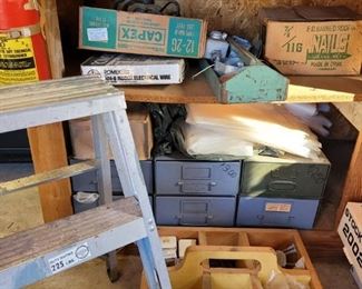 https://ctbids.com/#!/description/share/697704 Miscellaneous lot of nails, staples and other items to stock the workshop area.

