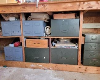 https://ctbids.com/#!/description/share/697708 All of these metal drawers are usable storage. Some do have surprises in them, others are empty.... worth the mystery!

