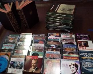 https://ctbids.com/#!/description/share/697715 Two Funk and Wagnalls Dictionaries. One A-L and one M-Z. Multiple history books and lots of country music CDs and some DVDs.


