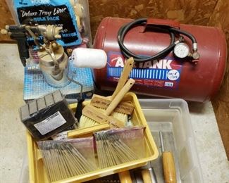 https://ctbids.com/#!/description/share/697735 Includes paint sprayer, air tank, sanders and painting supplies.


