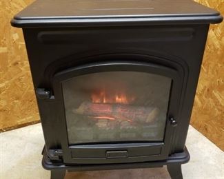 https://ctbids.com/#!/description/share/697740 This Sylvania Electric Stove Heater is perfect for those chilly nights. Measurements: 18"L x 23 1/2"H x 10"W.

