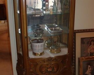 LIGHTED CURIO CABINET