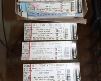 TICKETS FROM PLAYS AND MUSICALS