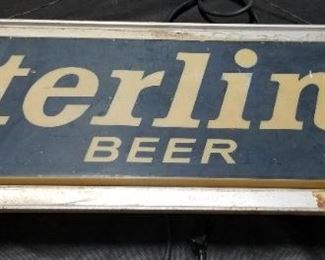 Lighted Sterling Beer Sign