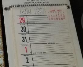 Vintage Tire Company Calendar 