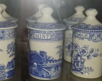 Spode Spice Jars
