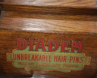 Antique Diamdem Hair Pins Showcase