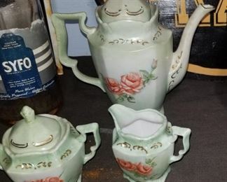 Hand painted Tea Set