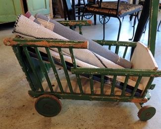 ANTIQUE CART & AREA RUGS