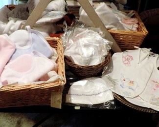BABY BIBS AND CAPS
