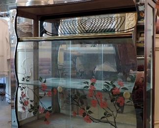 VINTAGE GLASS CHOCOLATE GLASS CASE