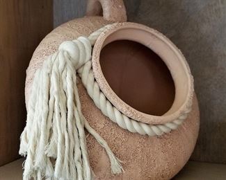 Southwest pottery with roping.