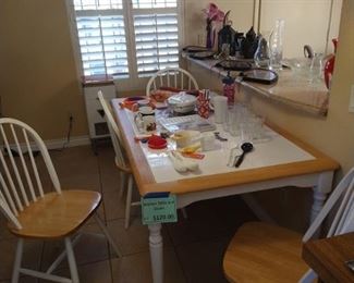 Kitchen table 4 chairs