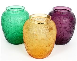 Lalique Bishe Vases