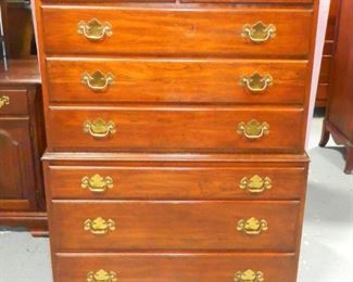 Henkle Harris Cherry Chest on Chest