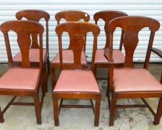 Set of 6 Oak Empire Hastings Chairs