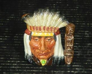 North American Indian Royal Doulton Toby Mug