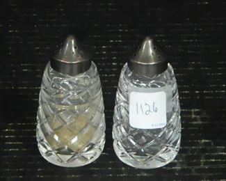 Waterford Salt and Pepper Shakers