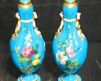 Old Paris Mantle Vases