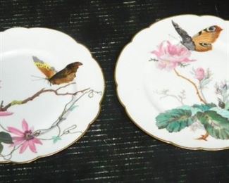 Haviland Limoges Butterfly Plates