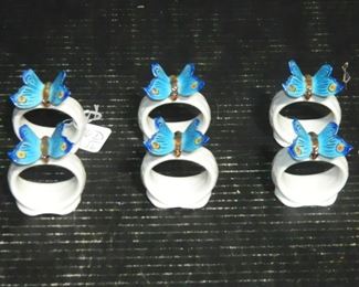 Karl Ens Butterfly Napkin Rings