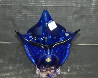 Chribska Czech Art Glass Bowl