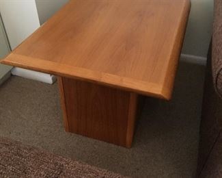 **Best Offer** $45 each 2 Danish end tables 31” x 23 1/2” 
NEW Macy’s sofa & chair $575