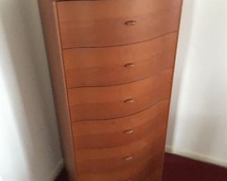 **Best Offer** Danish design Lingere chest $200 or entire  BR Set $850 includes dresser, lingerie chest, 2 nightstands and queen bed with new Casper mattress 