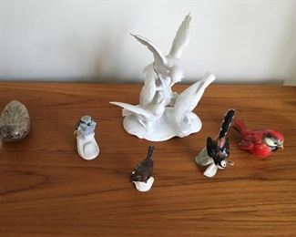 Porcelain birds $10-$15