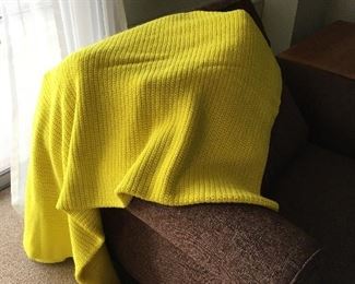 $40 Awesome yellow throw