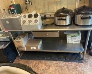 Stainless Steel Prep Table