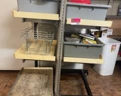 Rolling Merchandise Cart
