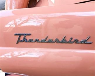 Our Client accepted the highest pre-sale offer and the Thunderbird is SOLD