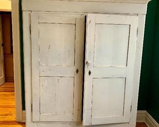 Antique PINE wardrobe - it all comes apart for easy moving! This is a beauty!