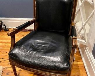 Chataeu D'Ax Italian leather chair